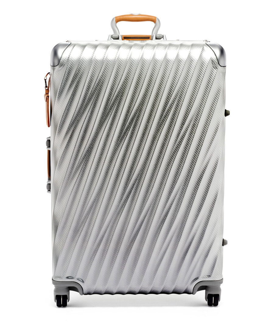 19 degree aluminium extended trip checked luggage 775 cm
