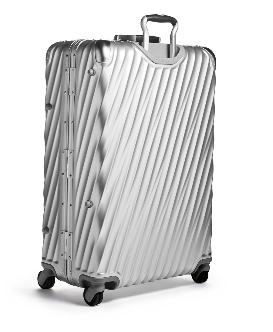 19 degree aluminium extended trip checked luggage 775 cm