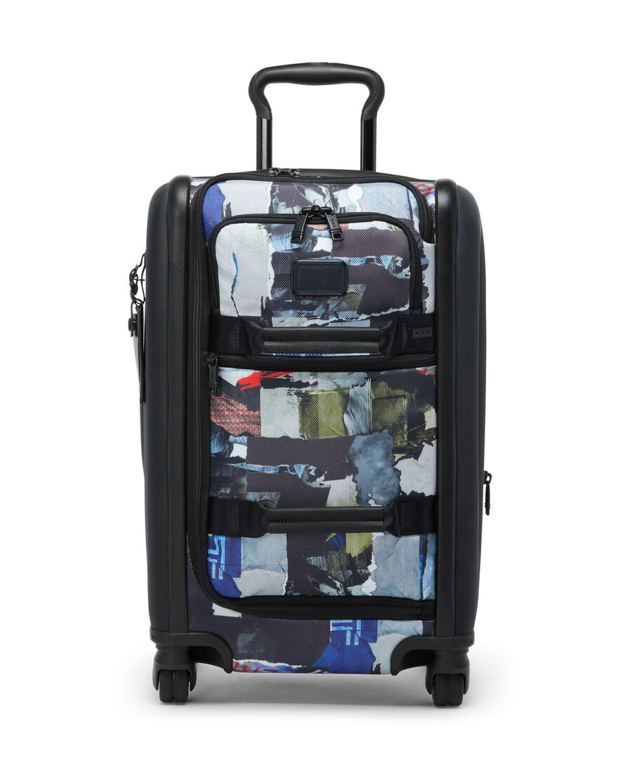 alpha international front lid dual access expandable carry-on 56 cm