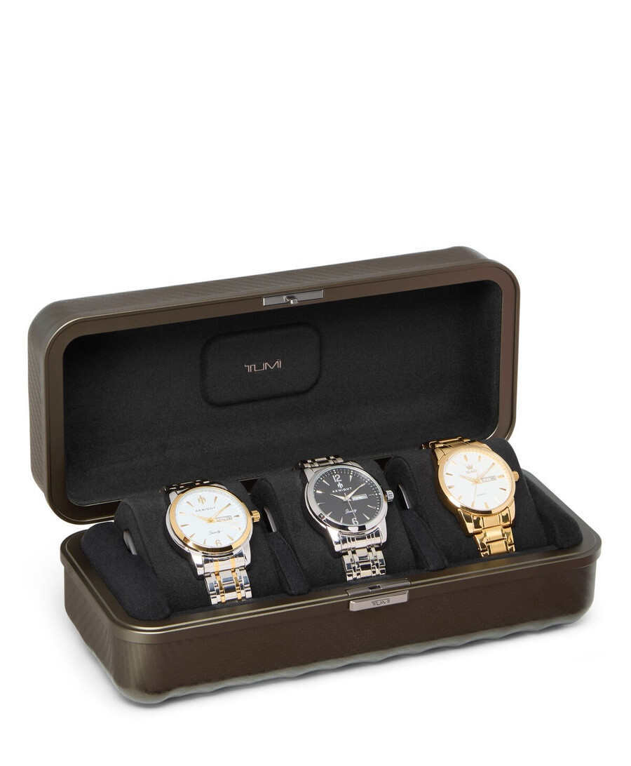 19 degree aluminium watch travel case