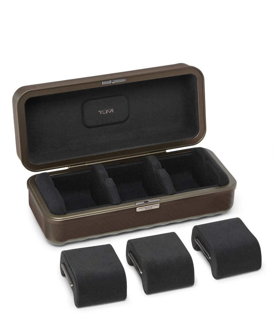 19 degree aluminium watch travel case