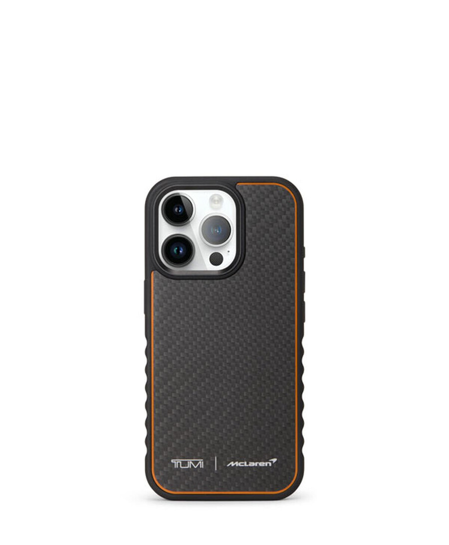 tumi mclaren carbon fiber magsafe iphone 16 pro case