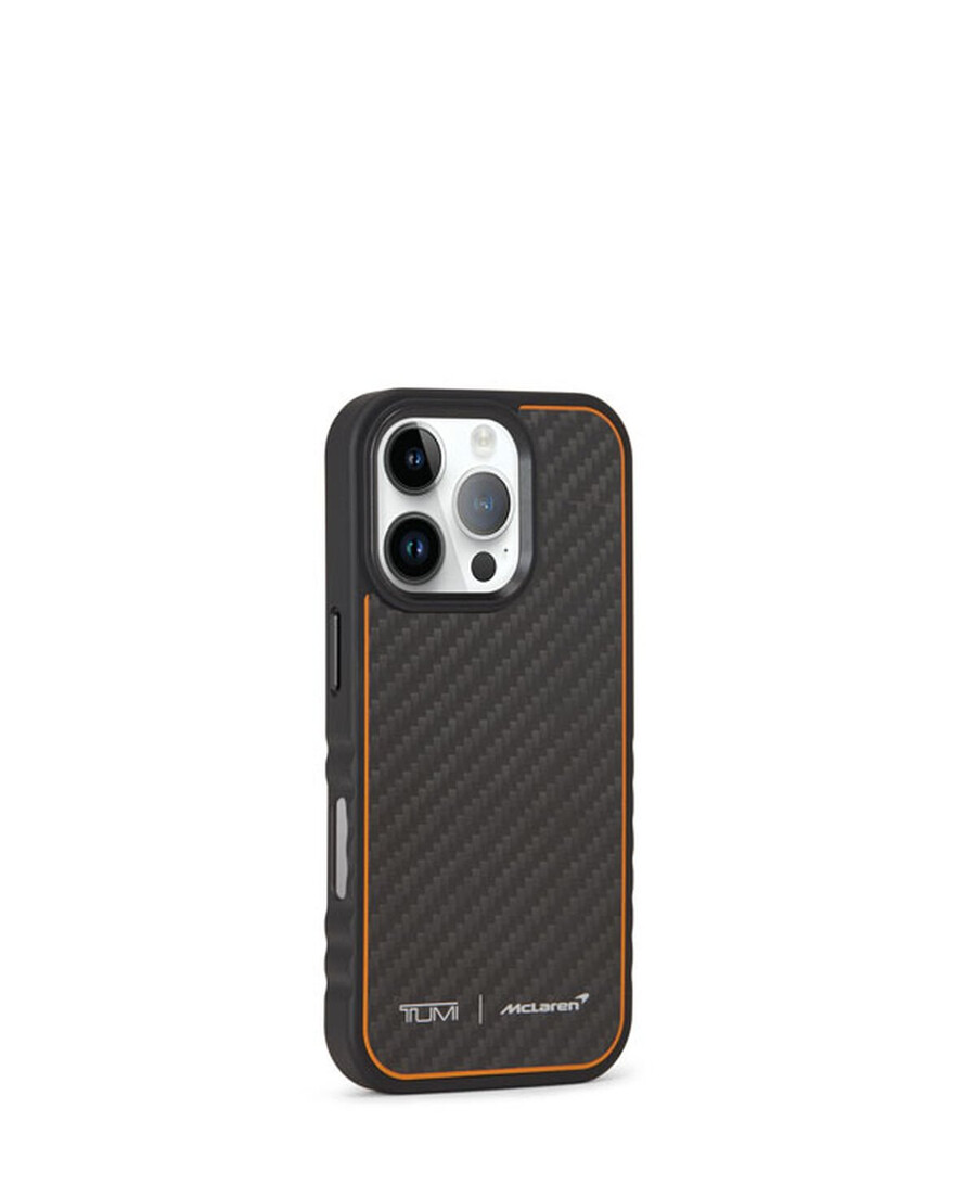 tumi mclaren carbon fiber magsafe iphone 16 pro case