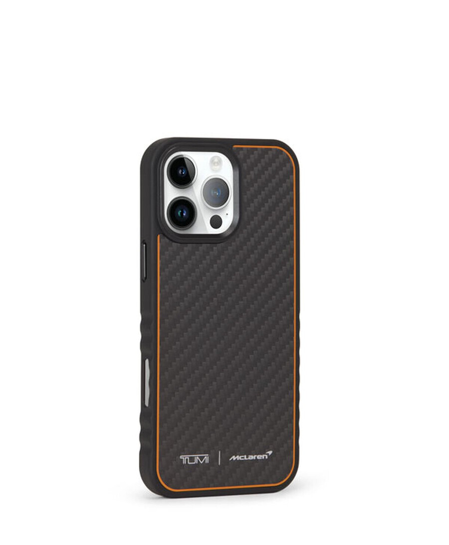 tumi mclaren carbon fiber magsafe iphone 16 pro max case