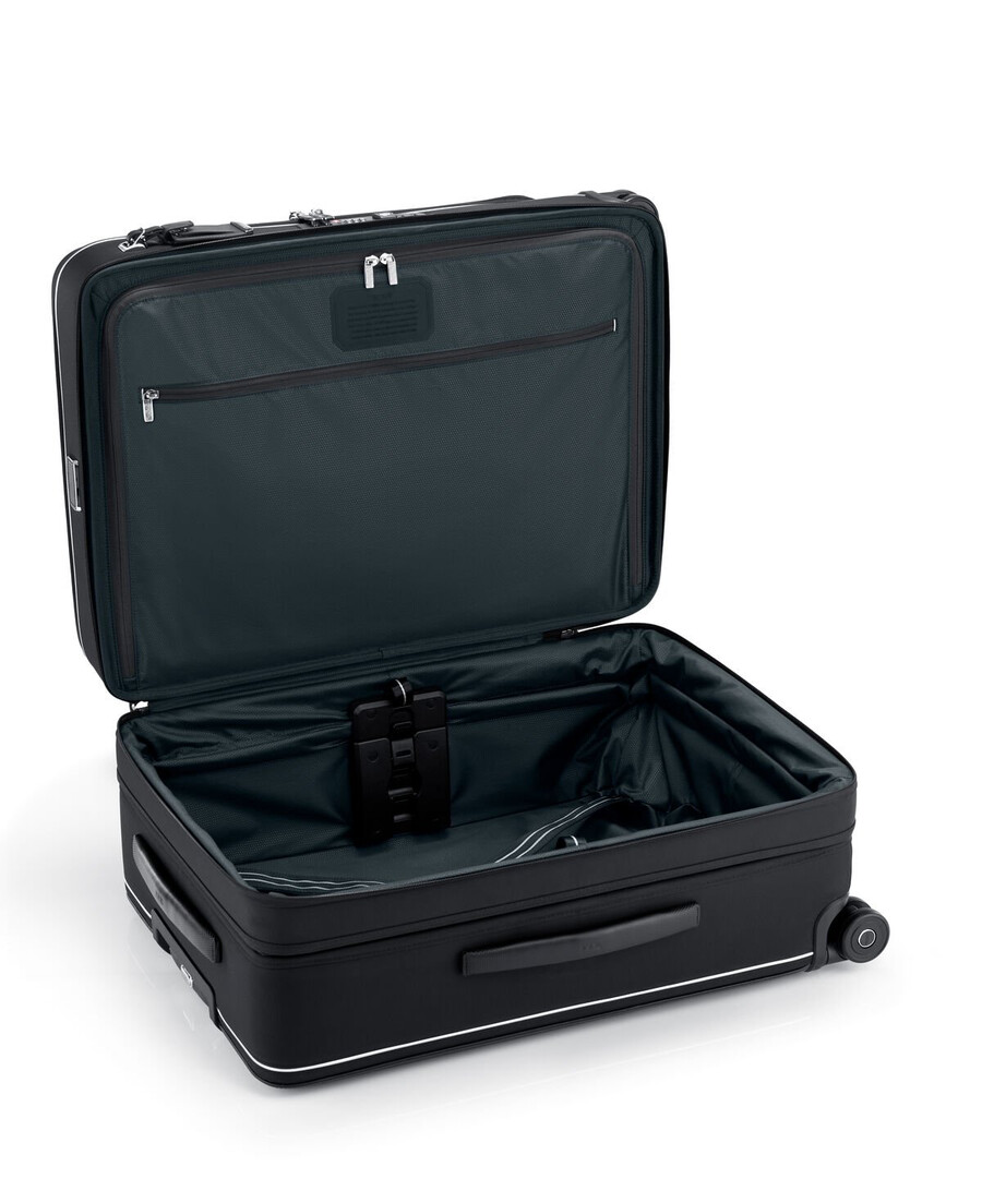 arrivé short trip expandable dual access checked luggage 66 cm