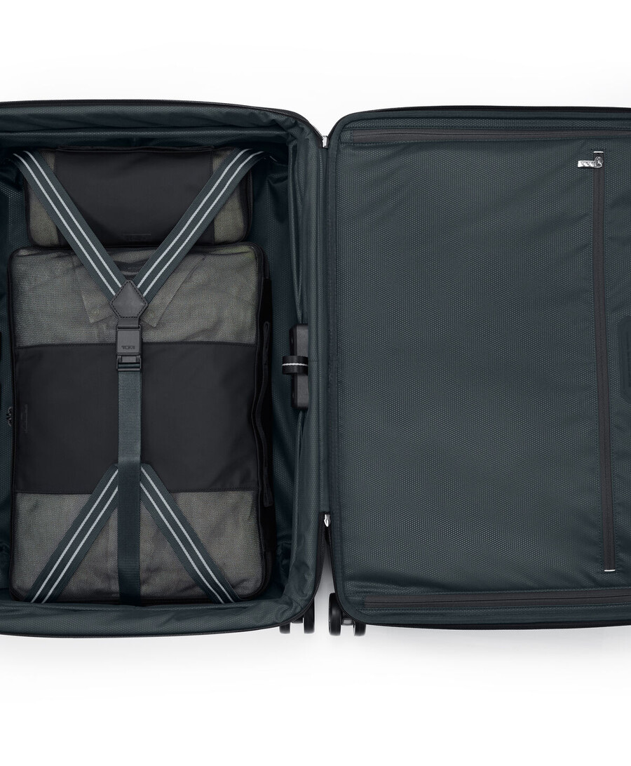 arrivé short trip expandable dual access checked luggage 66 cm