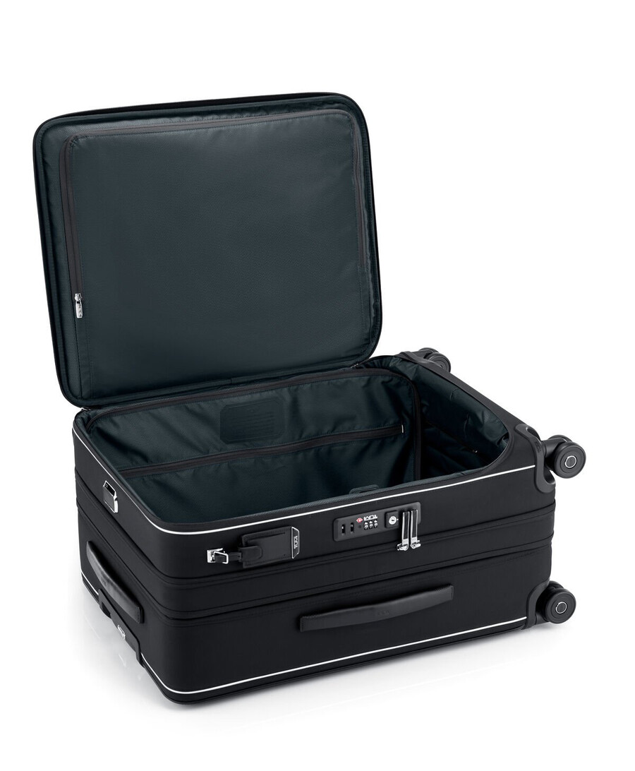 arrivé short trip expandable dual access checked luggage 66 cm
