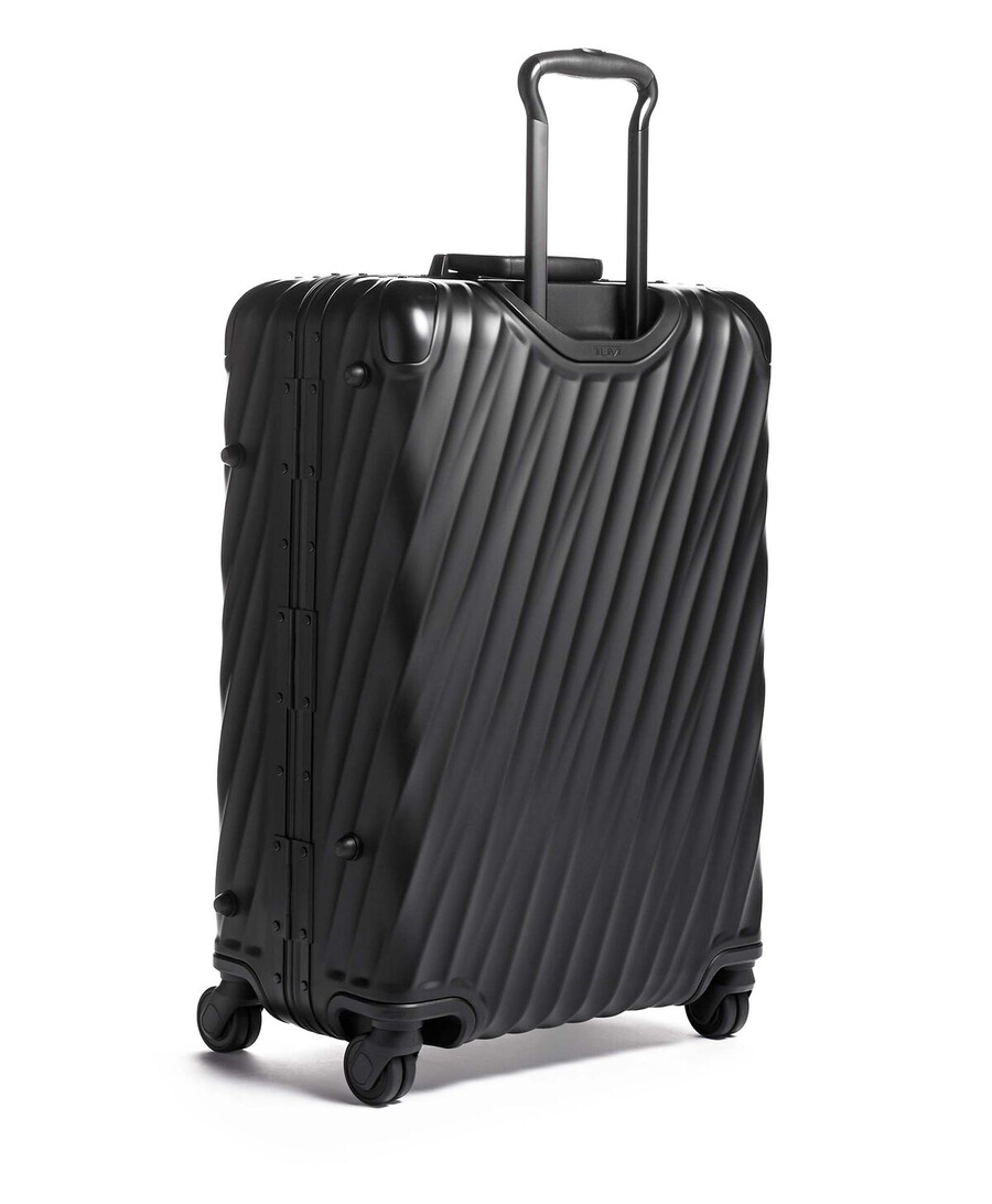 19 degree aluminium short trip checked luggage 66 cm